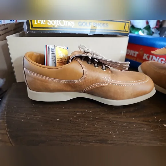 Vintage The Soft Ones By Endicott Johnson Golf Shoes Size 8 NWT - Picture 5 of 14